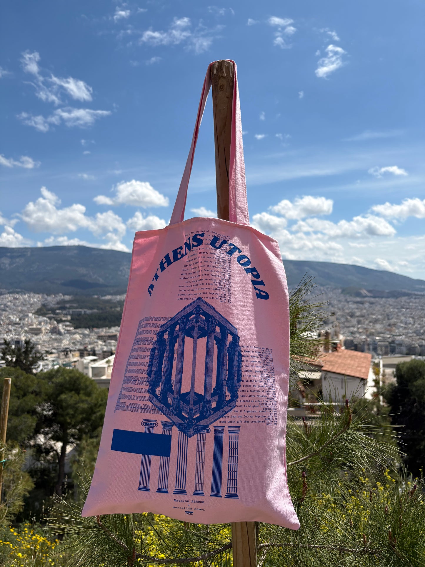 Pink Utopia tote