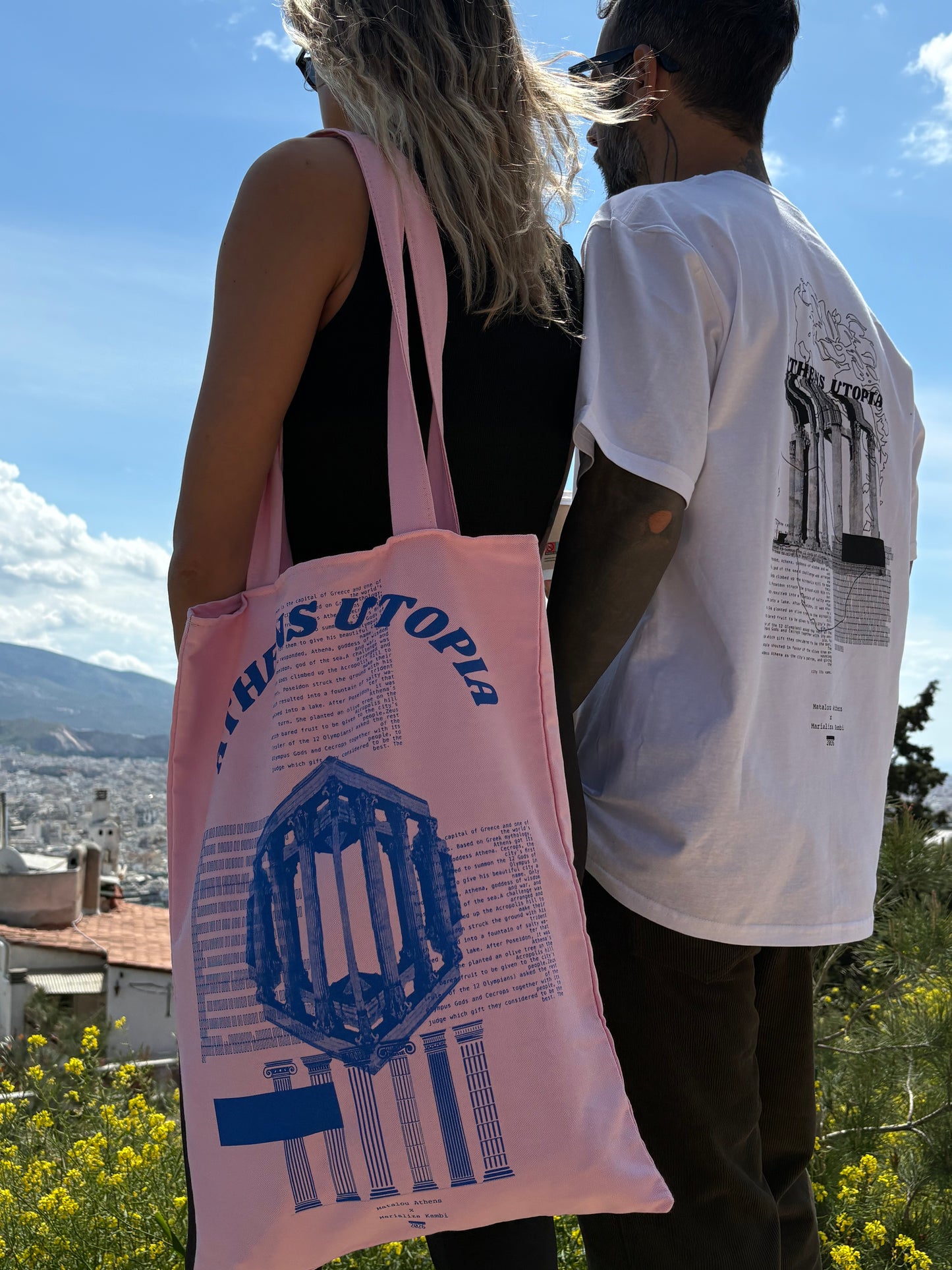 Pink Utopia tote